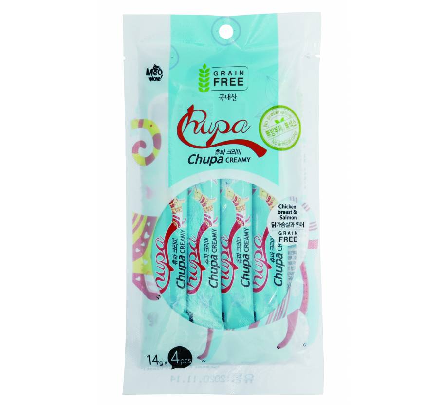 Bow Wow Chicken Breast & Salmon (4 x 14g)