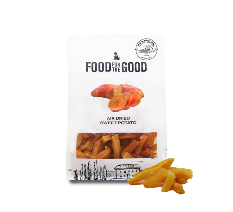Food For The Good - Air Dried Sweet Potato Cat & Dog Treats [Wt : 600g]